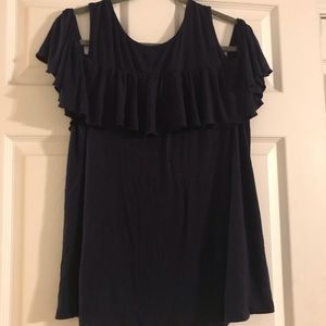 Maternity Cold Shoulder Top